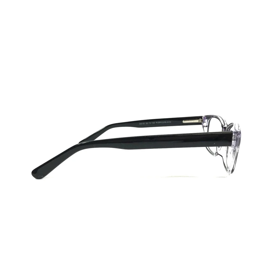 Success Eyeglasses Frames SS-83 PURPLE/BLACK Rectangle Full Rim 50-19-140
